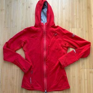 Icebreaker Women's 260 GT 100% Merino Wool Red Fitted Active Jacket Size XS